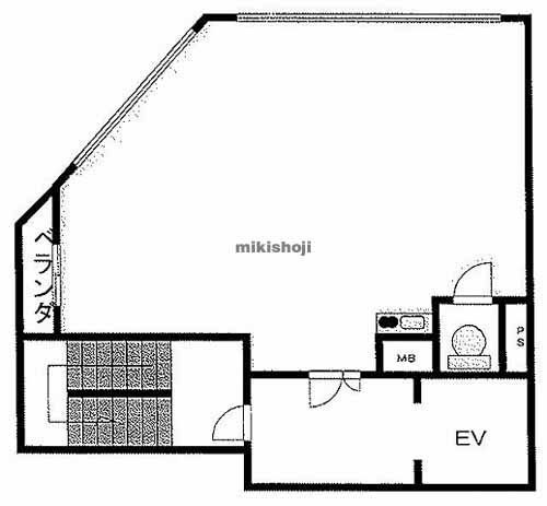 津和九ビル 平面1