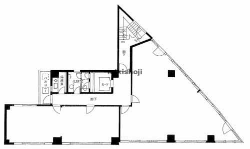 川西市のＯＨＭＩ　ＢＬＤ 平面1