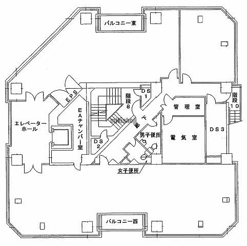 京阪三条南ビル 平面1