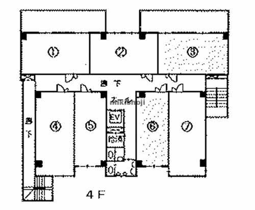 日宝新大阪第１ビル 平面1