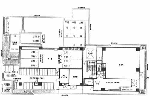 グランファミールさくらがわ 平面1
