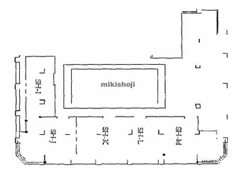 Ｔｈｅ　Ｋｉｔａｈａｍａ　Ｐｌａｚａ 平面1