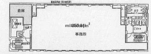 ルポンドシエルビル 平面1