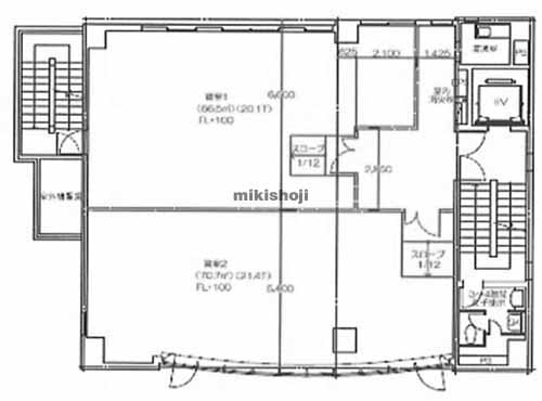 ａｂｃｄ堂島ビル 平面1