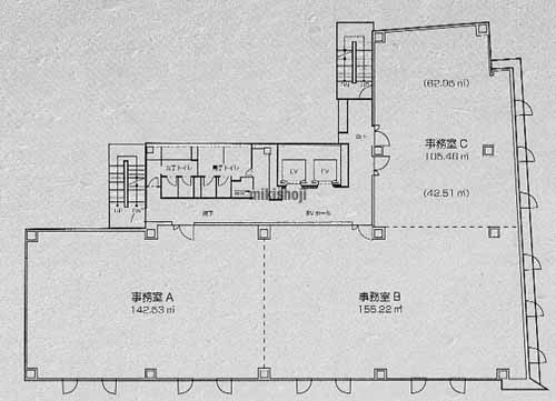 プライム本町ビルディング 平面1