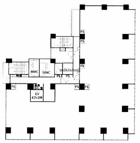 船場ミッドキューブ 平面1