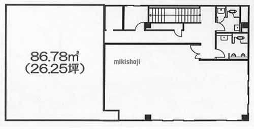京阪丹波橋東ビル 平面1