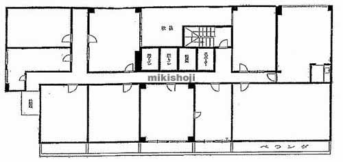 カサベラエステ三宮 平面1