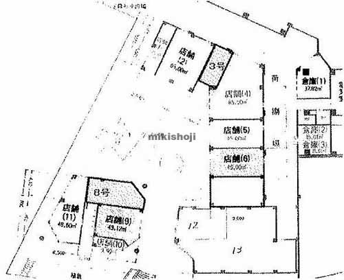 つつじが丘ショッピングセンター 平面1