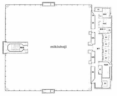 淀屋橋ミッドキューブ 平面1