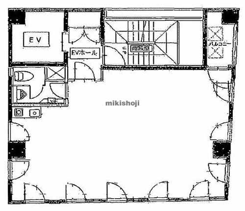 高麗橋藤浪ビル 平面1