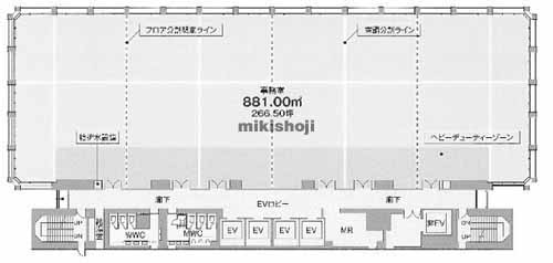 ＨＫ淀屋橋ガーデンアベニュー 平面1