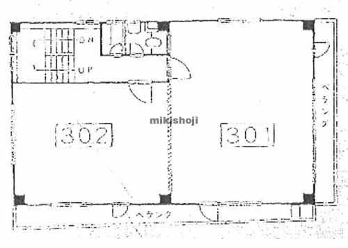 サンハイツ三宮 平面1