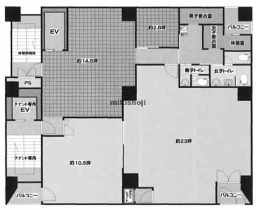 大阪謄写館ビル 平面1