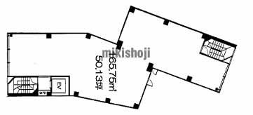 三宮エビスビル・ナカジマビル 平面1