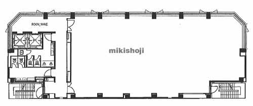 信濃橋富士ビル 平面1