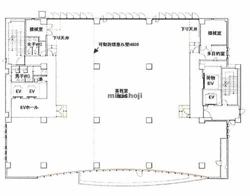 キング大阪ビル 平面1