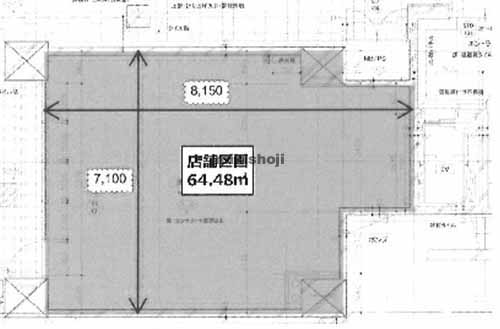 アーバネックス北堀江Ⅱ 平面1