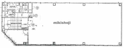 南森町イワタビル 平面1