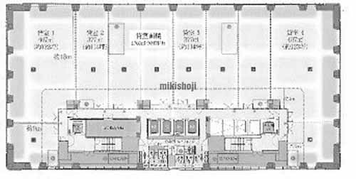 日本生命淀屋橋ビル 平面1