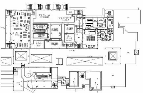 西友長浜楽市店 平面1
