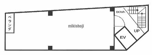 リバーボール１号館 平面1