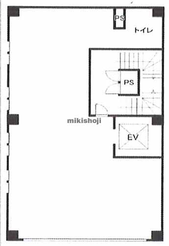 三つ葉玉造駅前ビル 平面1