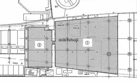 南海岸和田駅高架下施設 平面1