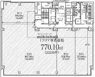 瓦町～久太郎町のＰＭＯ　ＥＸ本町 平面1