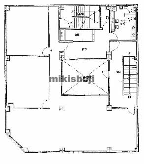 弁天町駅前ビル 平面1