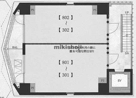 ＣＯＮＣＯＭ新町 平面1