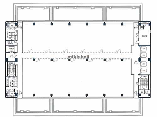 博多大博通ビルディング 平面1
