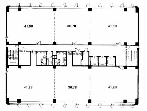 九勧博多ビル 平面1
