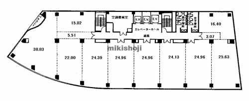 日本生命博多駅前第二ビル 平面1