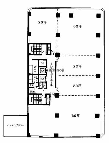 博多駅前第１ビル 平面1