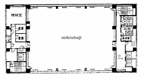 損保ジャパン福岡ビル 平面1