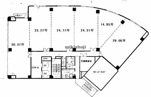日本生命博多南ビル 平面1