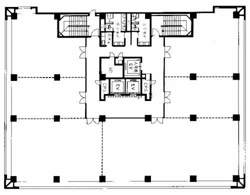 博多エイトビル 平面1