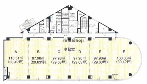 シティ１７ビル 平面1