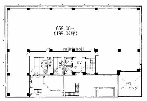 オーシャン博多ビル 平面1