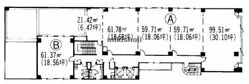 ＫＳ・Ｔ駅東ビル 平面1