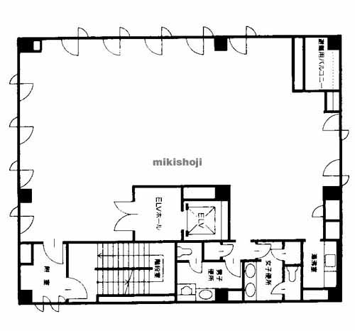 博多プレステージ別館 平面1