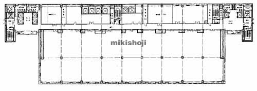 西日本渡辺ビル（西日本新聞会館） 平面1