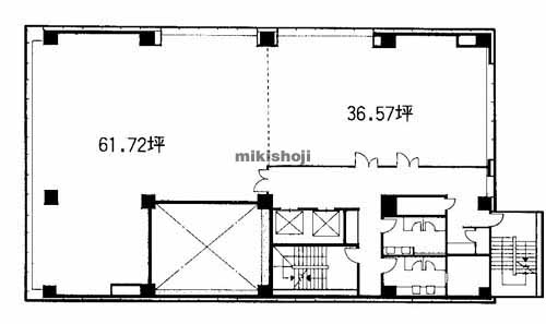 福岡共栄火災ビル 平面1