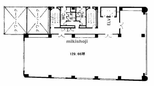 ＡＩＧ福岡ビル 平面1