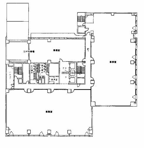 リクルート天神ビル 平面1