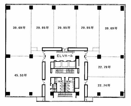 天神ビル新館 平面1