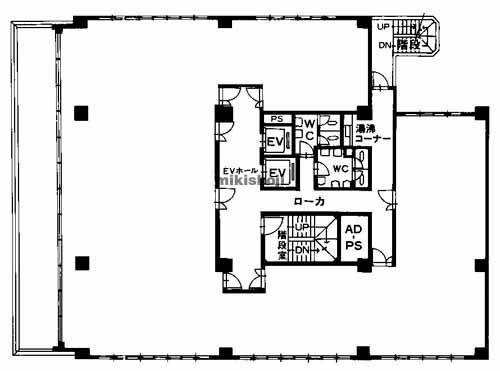 博多天神ビル 平面1