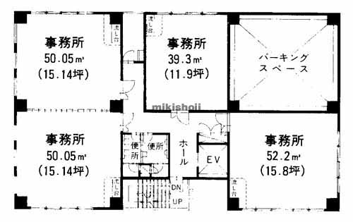 第３白水駅東ビル 平面1