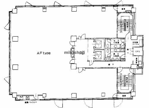 ヒノデビルディング 平面1